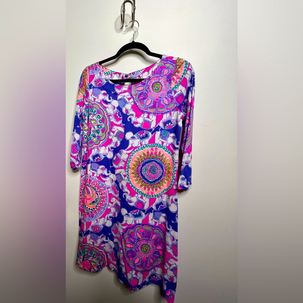 Lilly Pulitzer Bay Dress, Play That Trunky Music, S